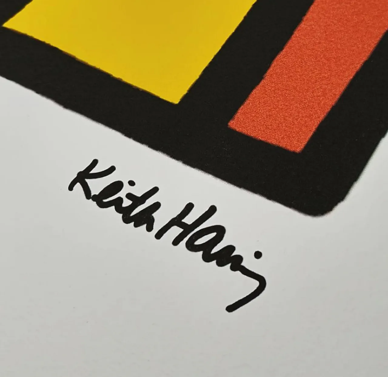 Keith Haring limited edition lithograph, 1990s 2