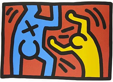 Keith Haring limited edition lithograph, 1990s