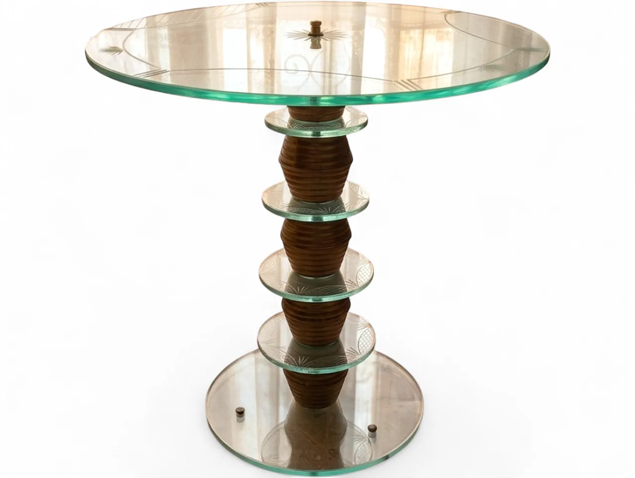 Art Deco Italian Murano glass coffee table, early 20th century 5