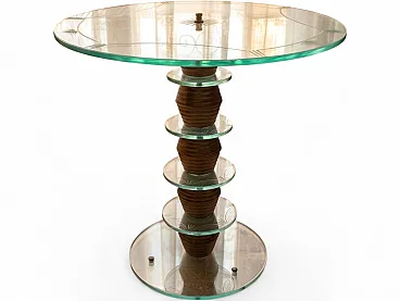 Art Deco Italian Murano glass coffee table, early 20th century