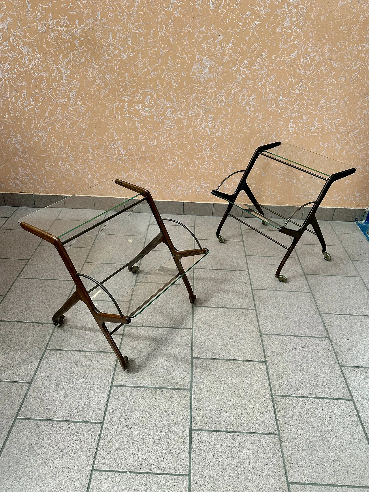 Pair of Magazine Racks, Cesare Lacca for Cassina, Italy, 1950s 1