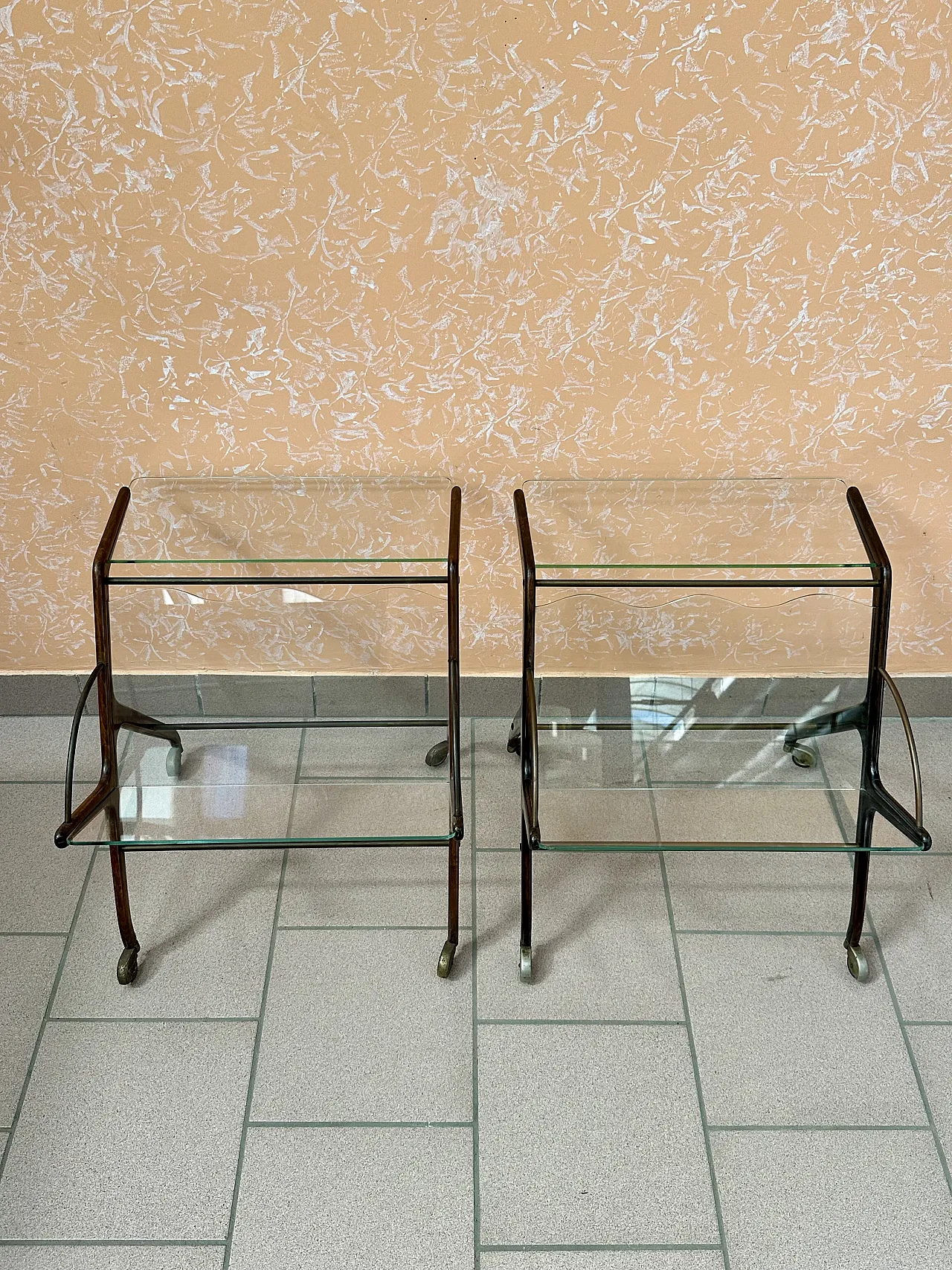 Pair of Magazine Racks, Cesare Lacca for Cassina, Italy, 1950s 2