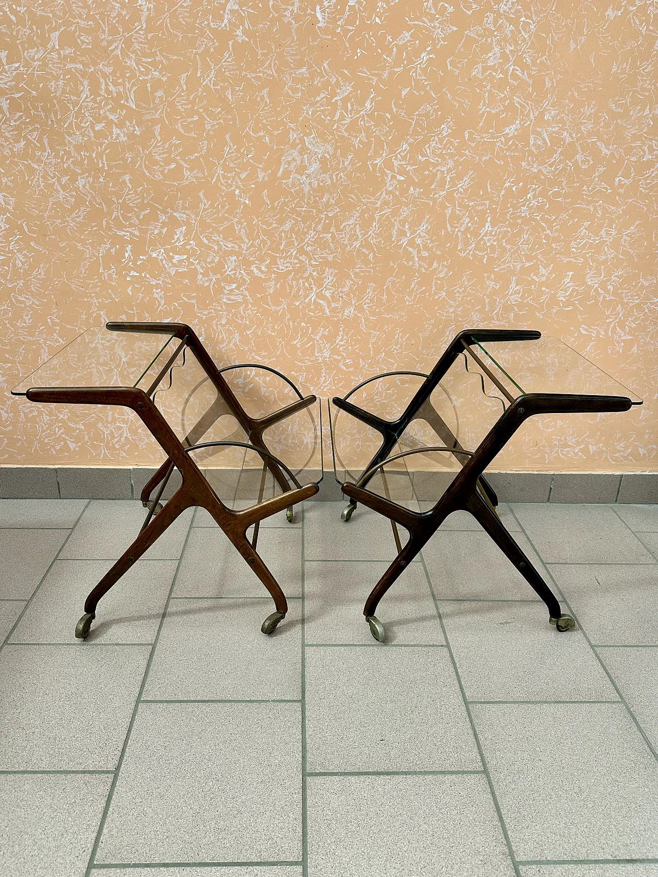 Pair of Magazine Racks, Cesare Lacca for Cassina, Italy, 1950s 3