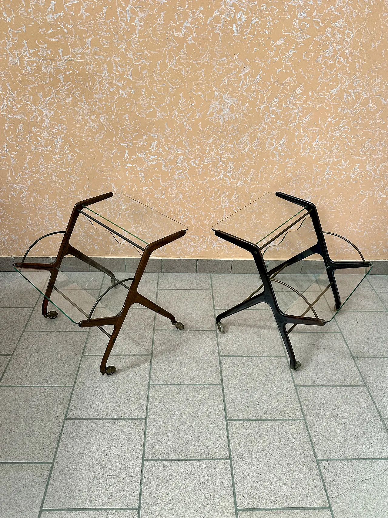 Pair of Magazine Racks, Cesare Lacca for Cassina, Italy, 1950s 6