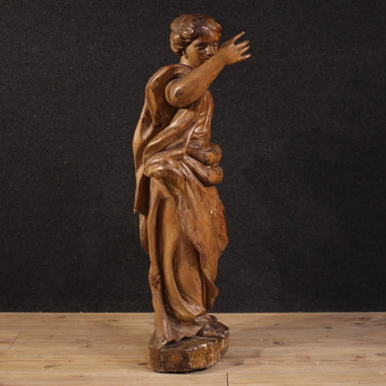 Grande scultura lignea, Santa Caterina D’Alessandria, '600 2