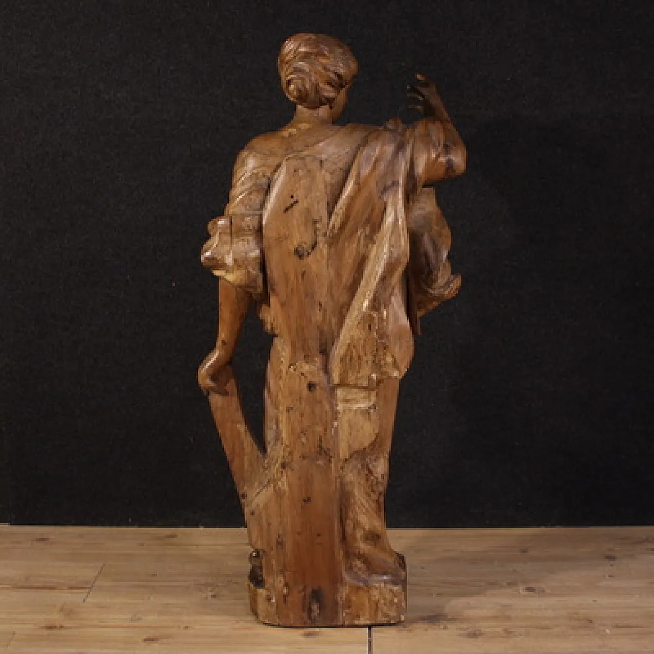 Grande scultura lignea, Santa Caterina D’Alessandria, '600 5