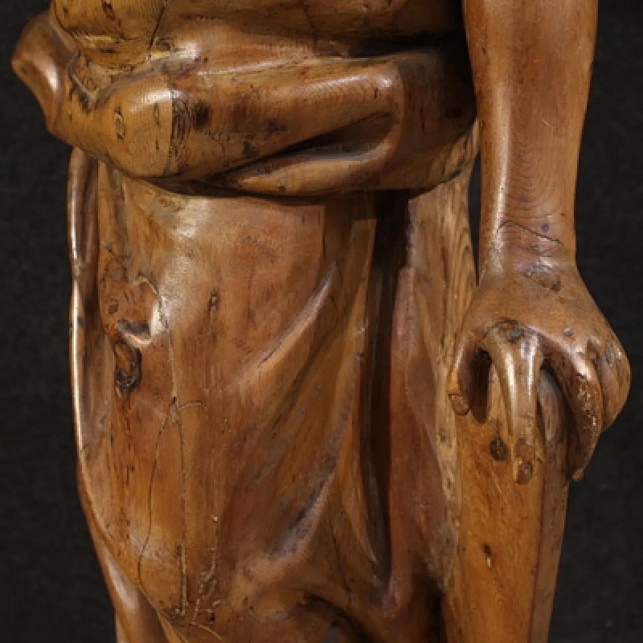 Grande scultura lignea, Santa Caterina D’Alessandria, '600 7