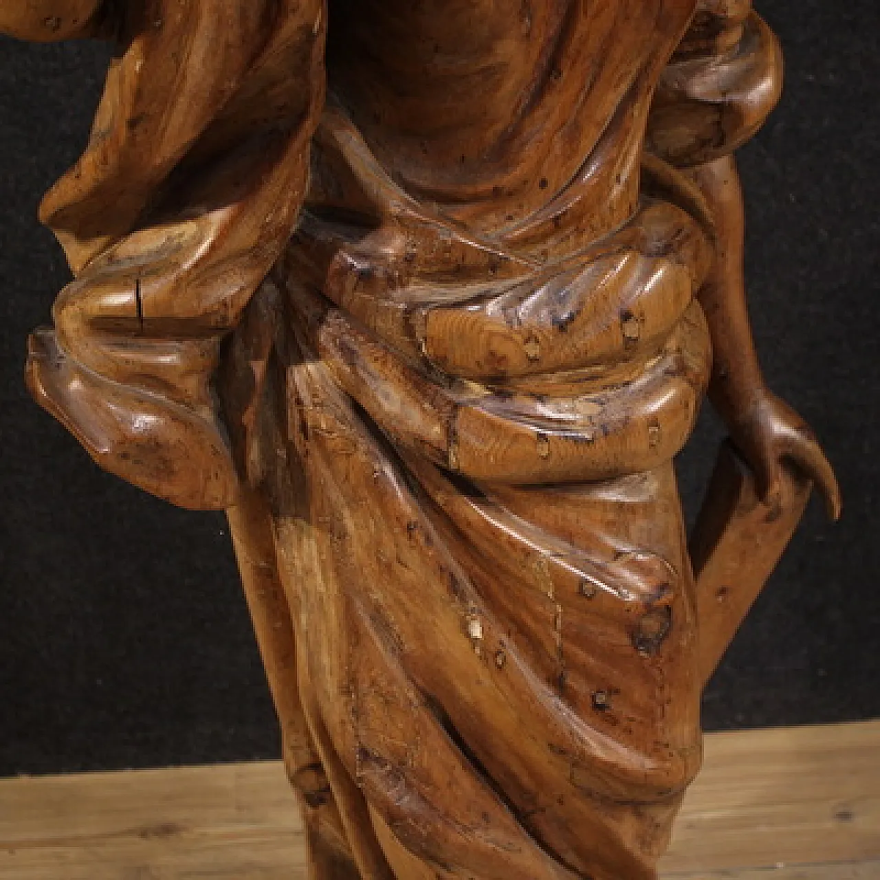 Grande scultura lignea, Santa Caterina D’Alessandria, '600 10