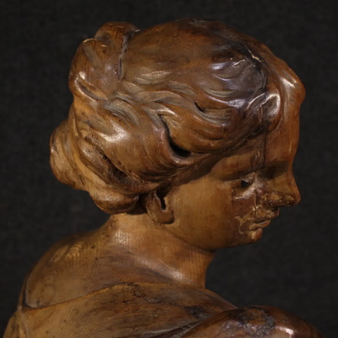 Grande scultura lignea, Santa Caterina D’Alessandria, '600 11
