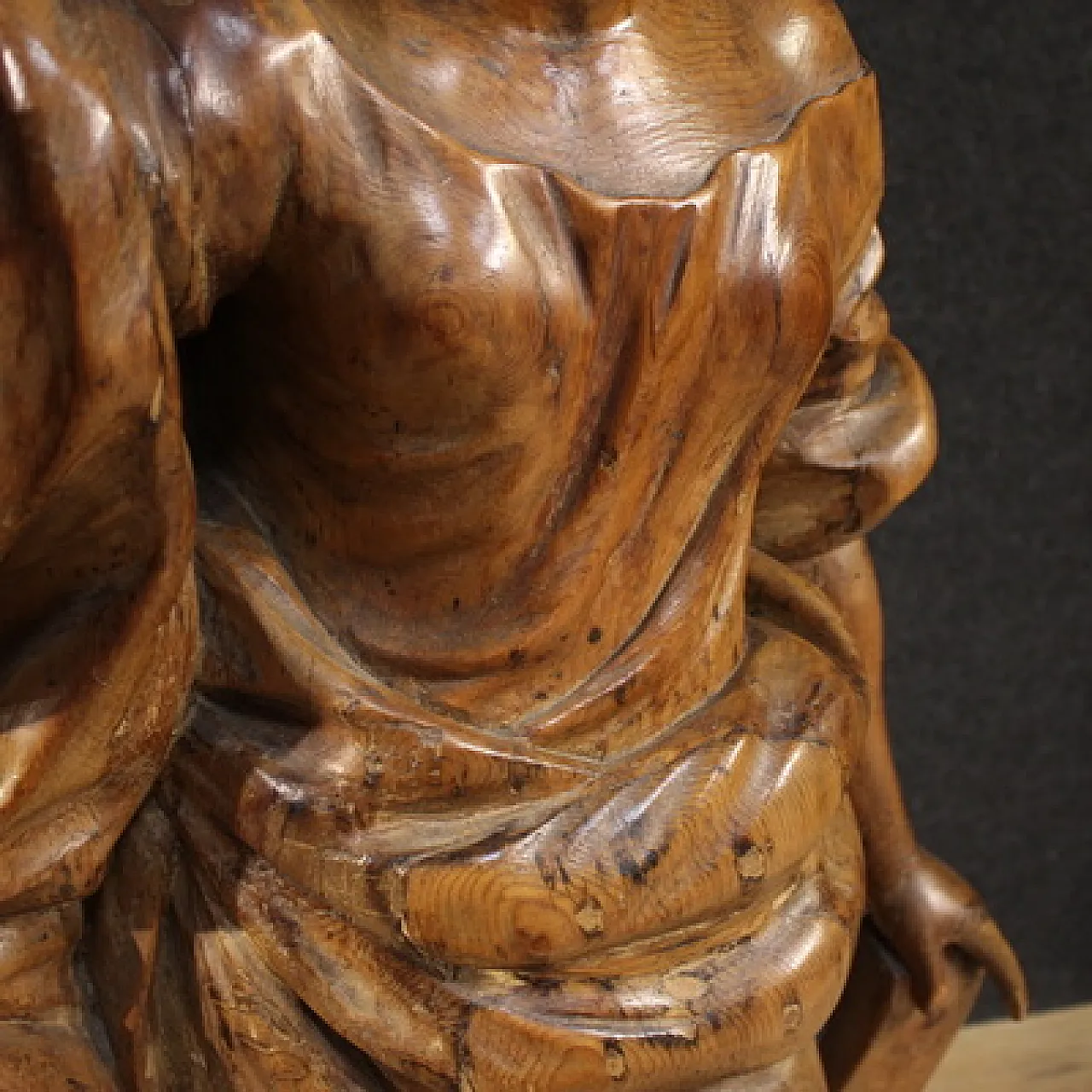 Grande scultura lignea, Santa Caterina D’Alessandria, '600 12