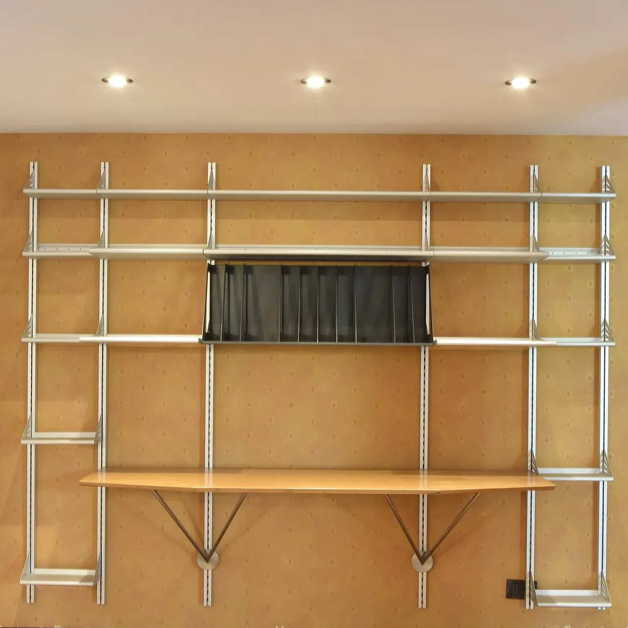 Kaos wall system in aluminum by Antonia Astori for Driade, 1990s 1
