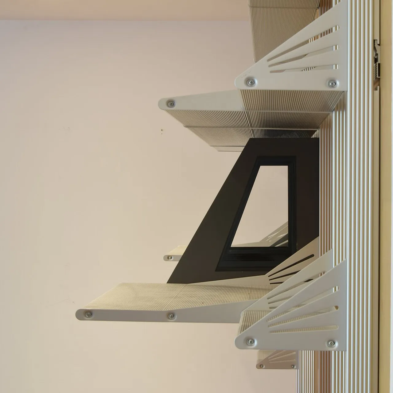 Kaos wall system in aluminum by Antonia Astori for Driade, 1990s 5