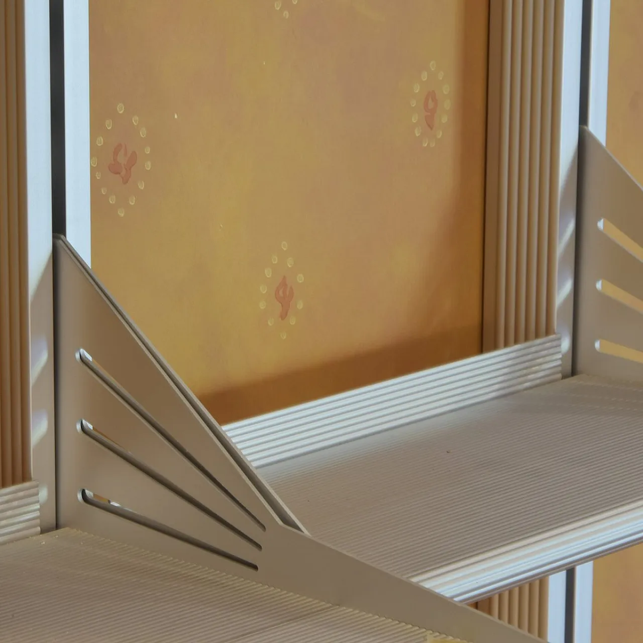 Kaos wall system in aluminum by Antonia Astori for Driade, 1990s 6