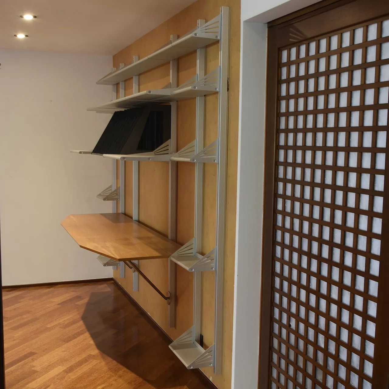 Kaos wall system in aluminum by Antonia Astori for Driade, 1990s 7