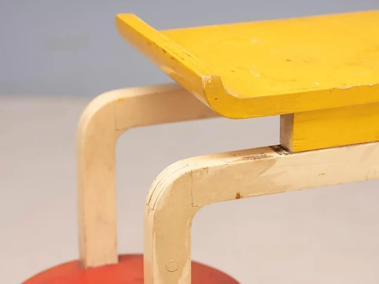 Multicolor tubular steel flower stand, mid-20th century 8