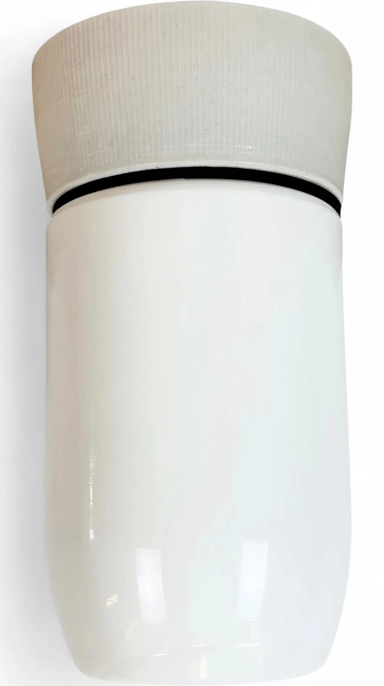Vintage White Porcelain Ceiling Light, 1970s 12