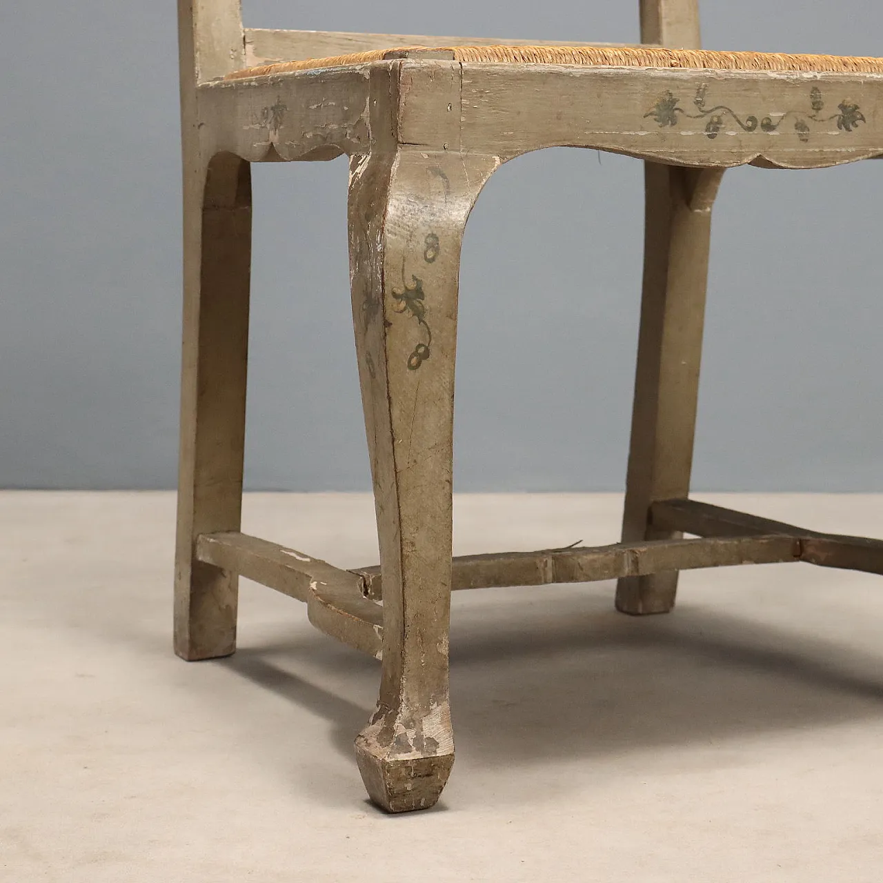 4 Sedie in legno laccato, '800 6