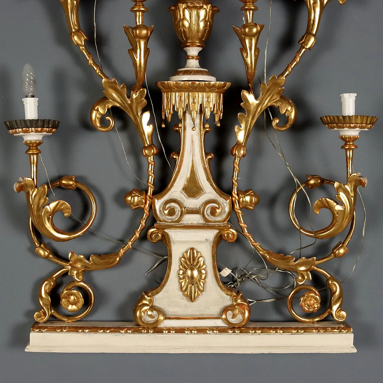 Pair of wall torch holders, 19th century 3