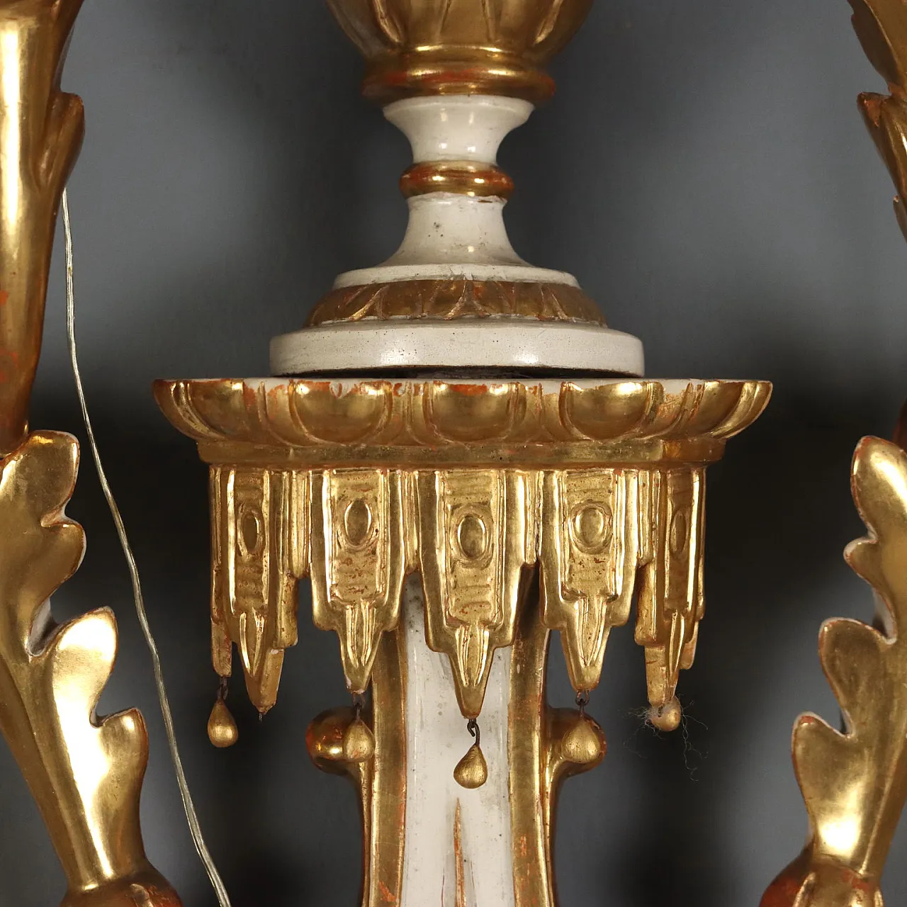 Pair of wall torch holders, 19th century 7
