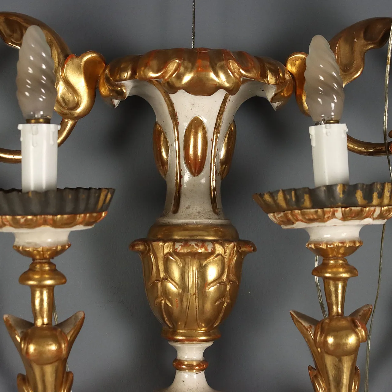Pair of wall torch holders, 19th century 8