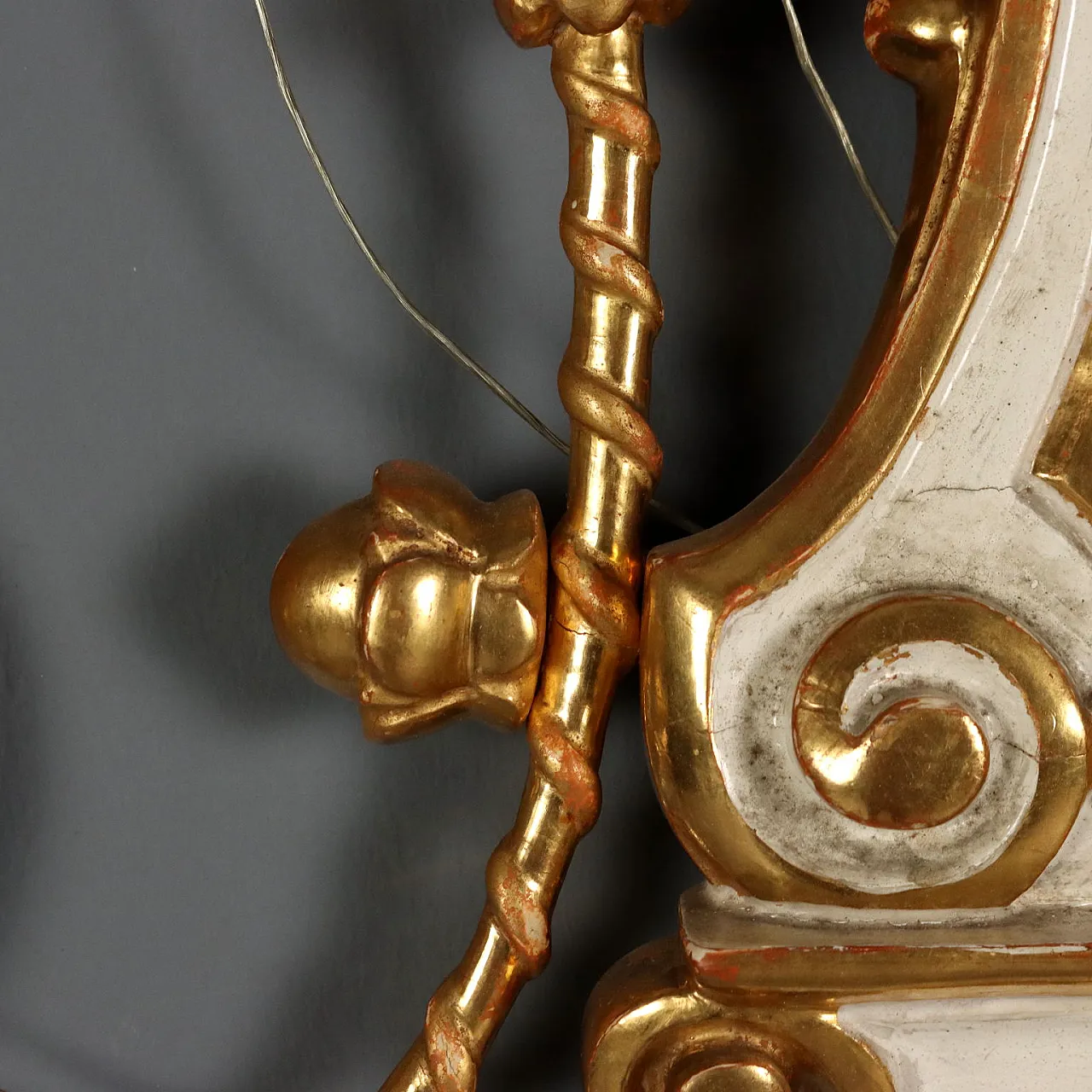 Pair of wall torch holders, 19th century 9