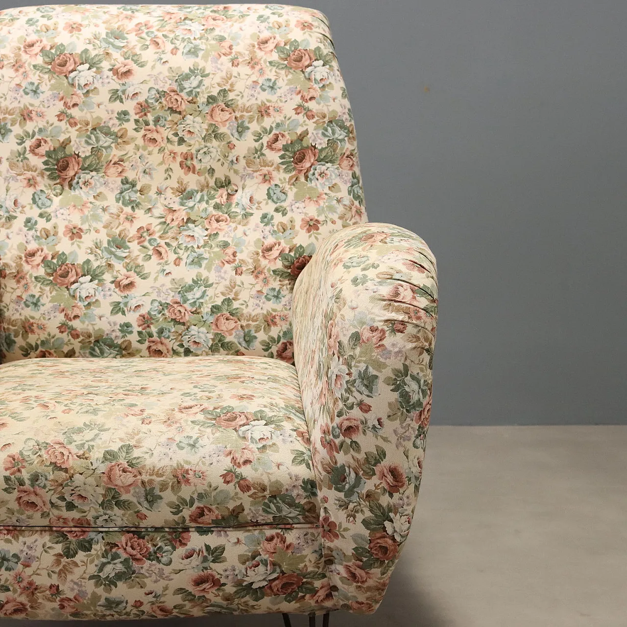 Armchair in fabric, 1960s 5