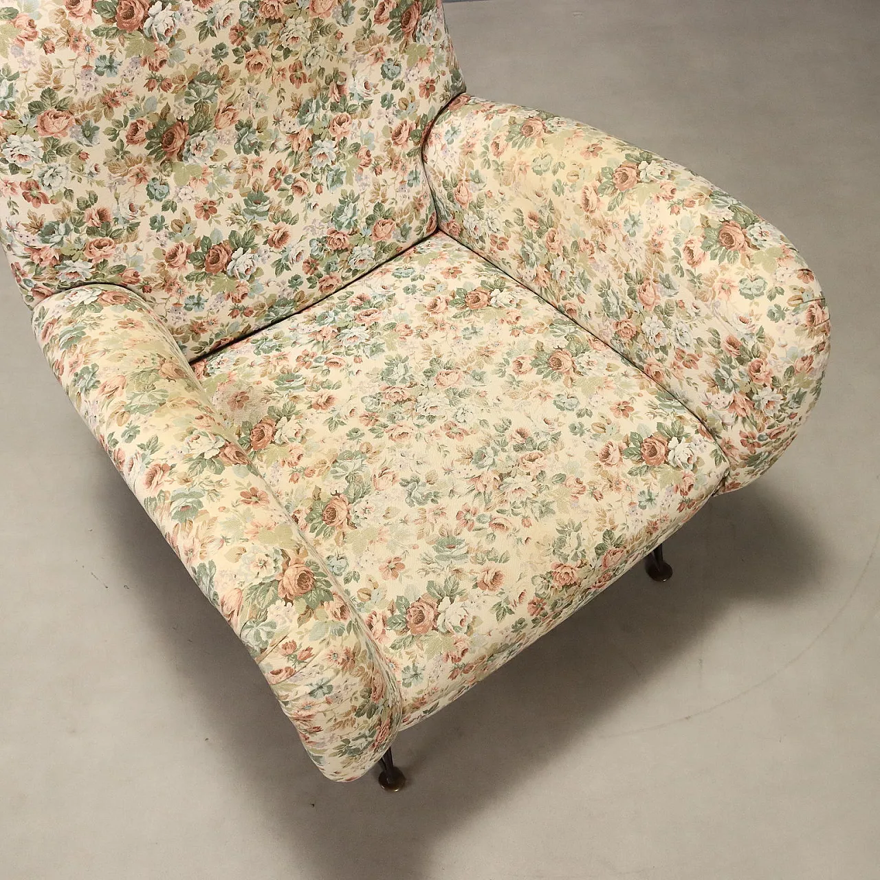 Armchair in fabric, 1960s 8