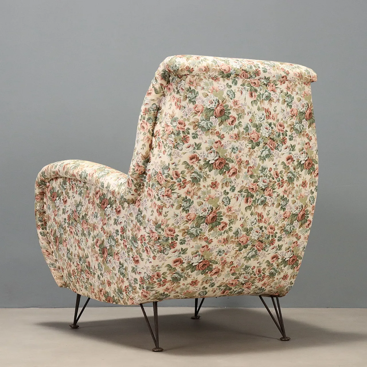 Armchair in fabric, 1960s 9