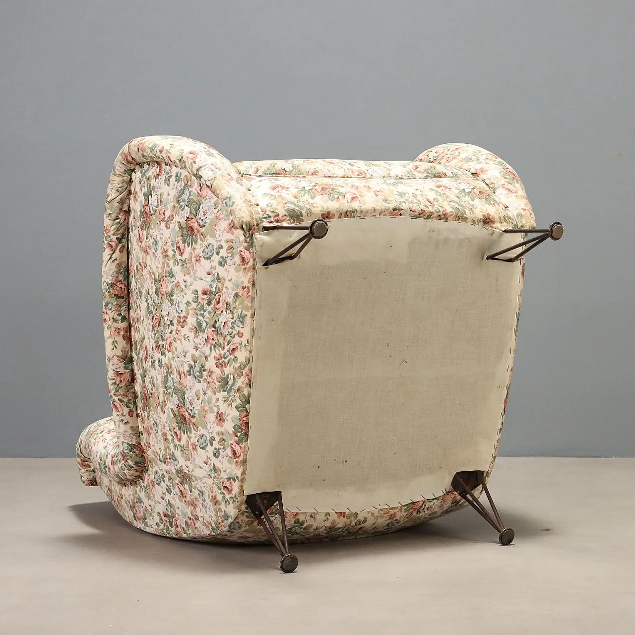 Armchair in fabric, 1960s 10