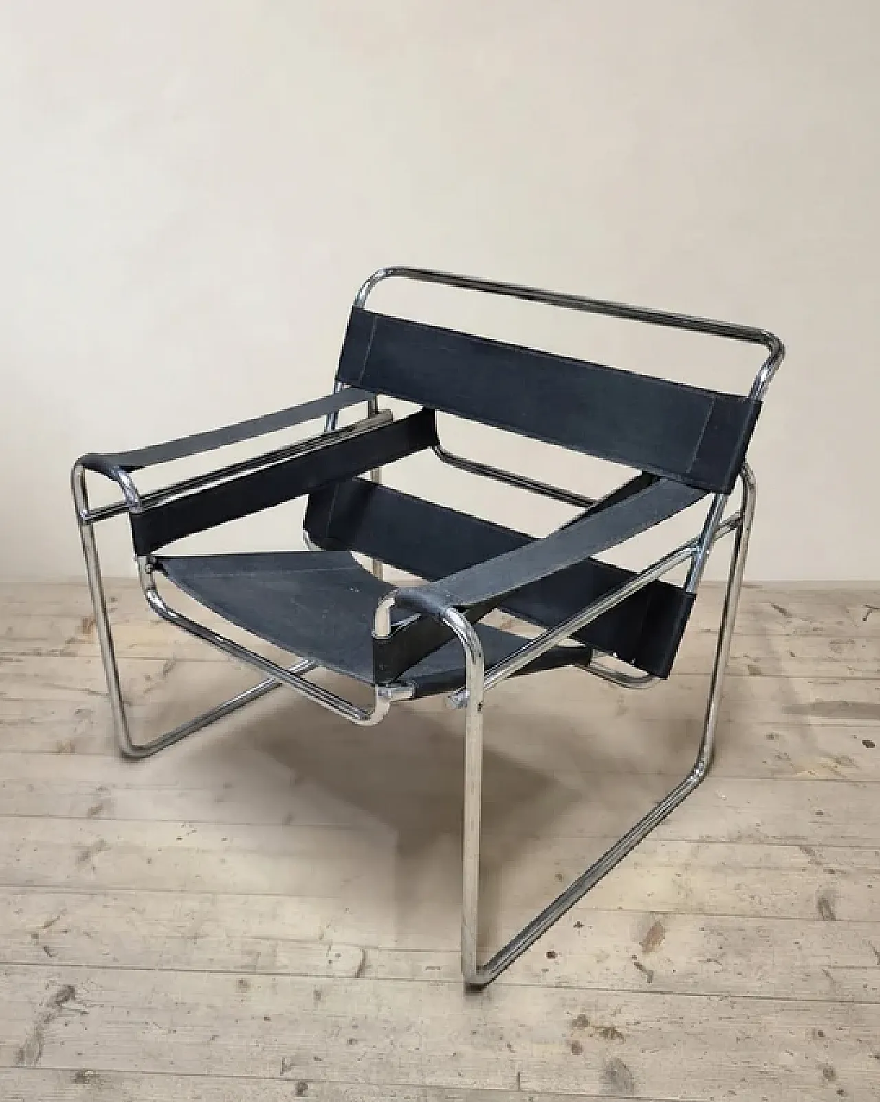 Sedia B3 Wassily di Marcel Breuer per Knoll International, anni '80 1