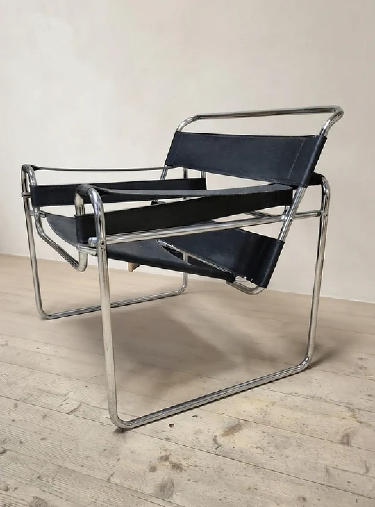 Sedia B3 Wassily di Marcel Breuer per Knoll International, anni '80 2