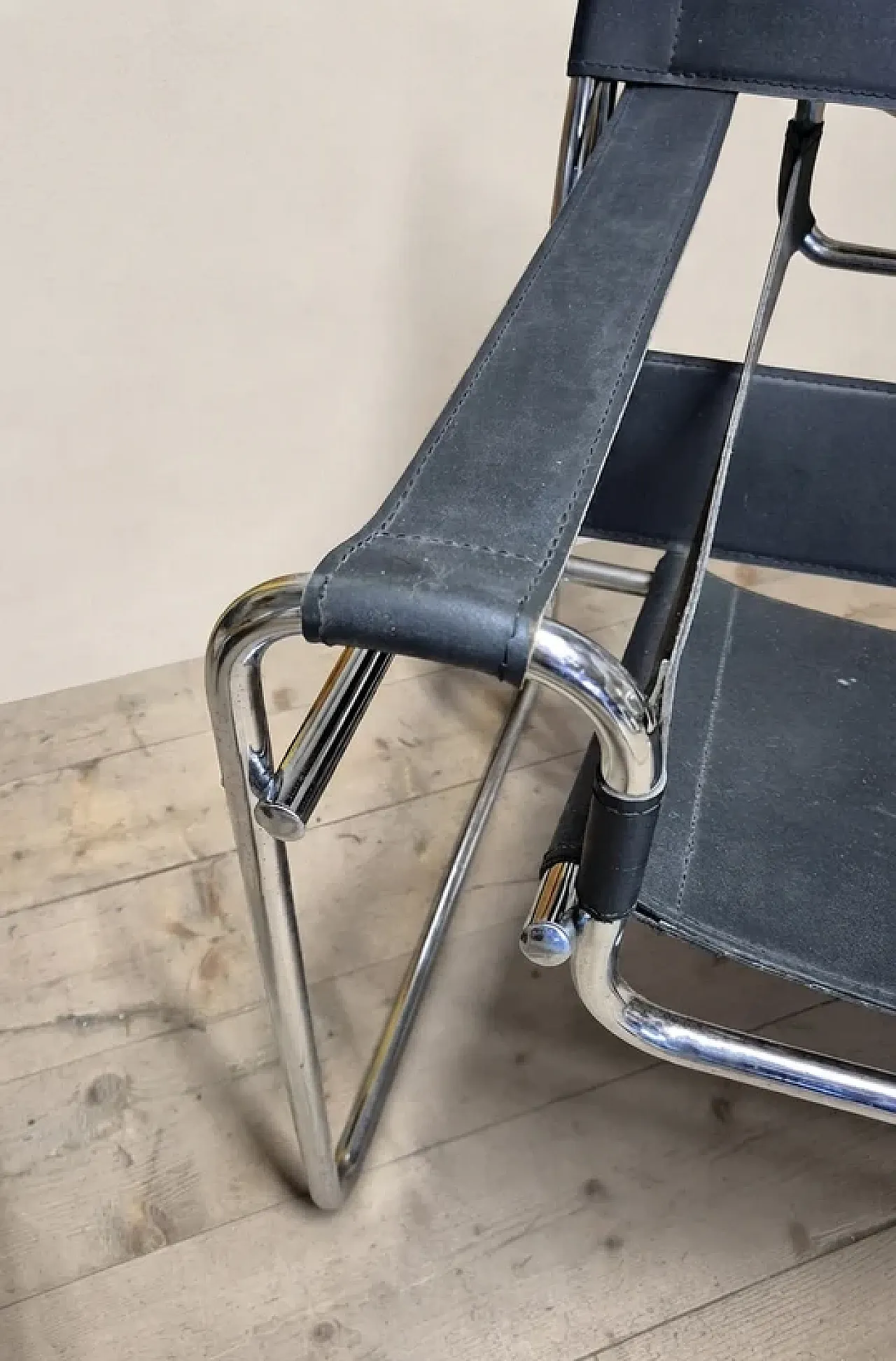 Sedia B3 Wassily di Marcel Breuer per Knoll International, anni '80 3