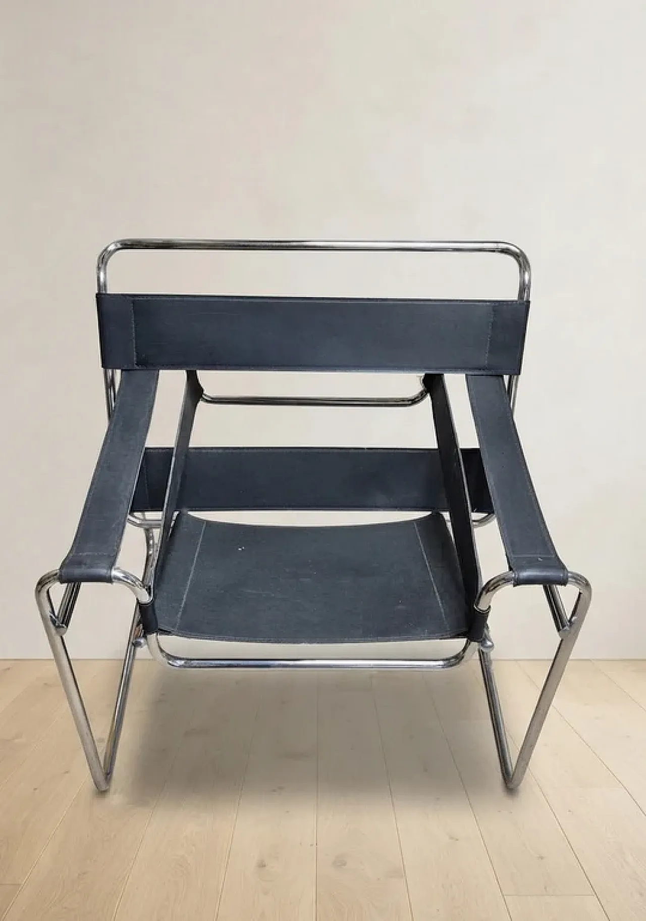 Sedia B3 Wassily di Marcel Breuer per Knoll International, anni '80 4