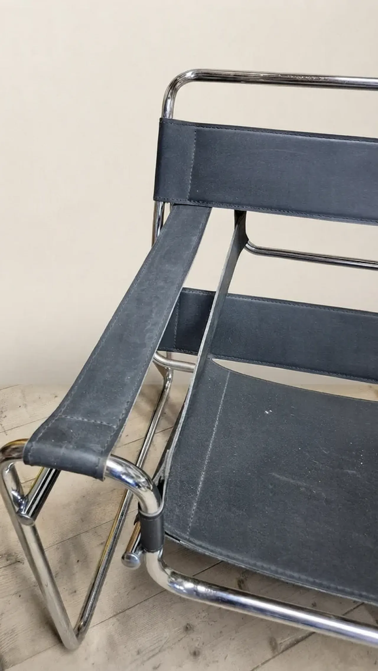Sedia B3 Wassily di Marcel Breuer per Knoll International, anni '80 5