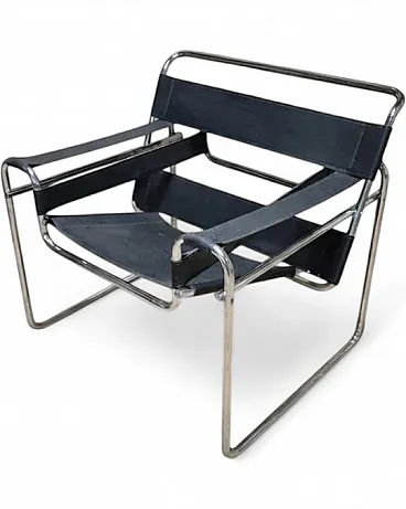 Sedia B3 Wassily di Marcel Breuer per Knoll International, anni '80