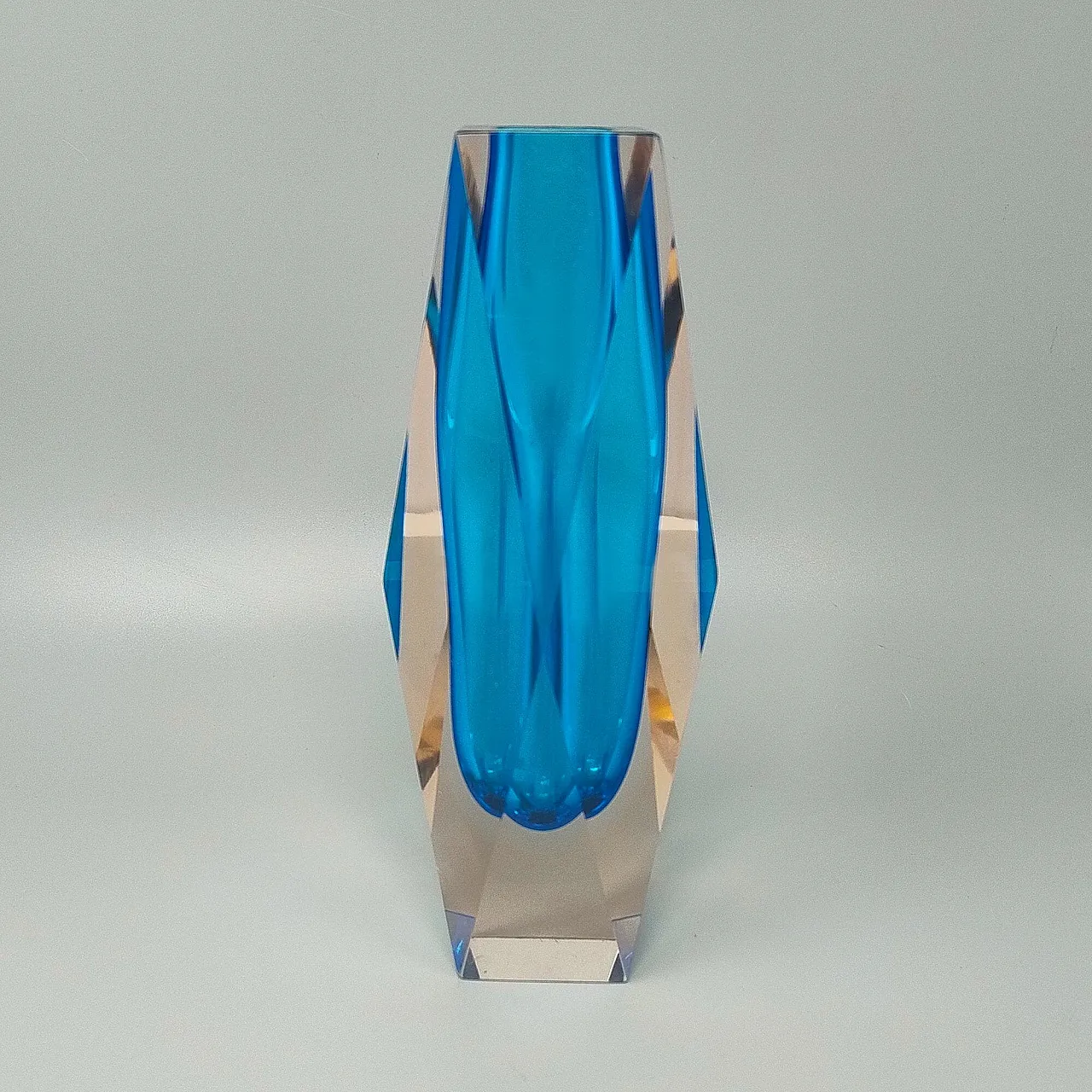 Flavio Poli for Seguso Murano glass vase, 1960s 1