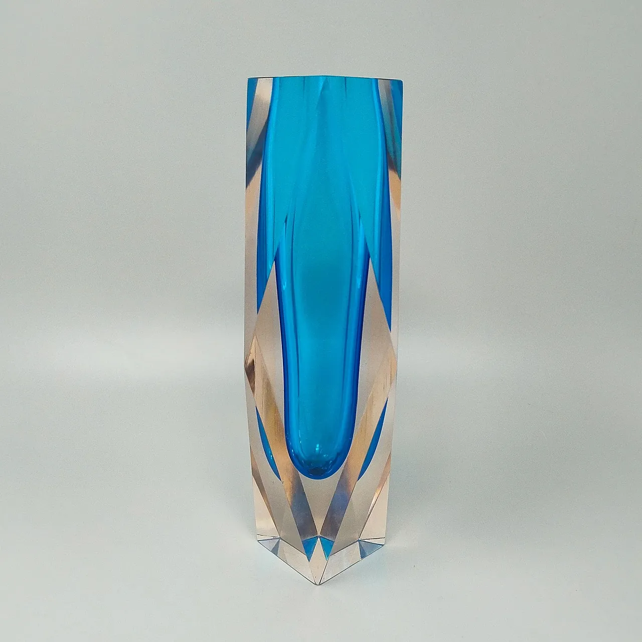 Flavio Poli for Seguso Murano glass vase, 1960s 2