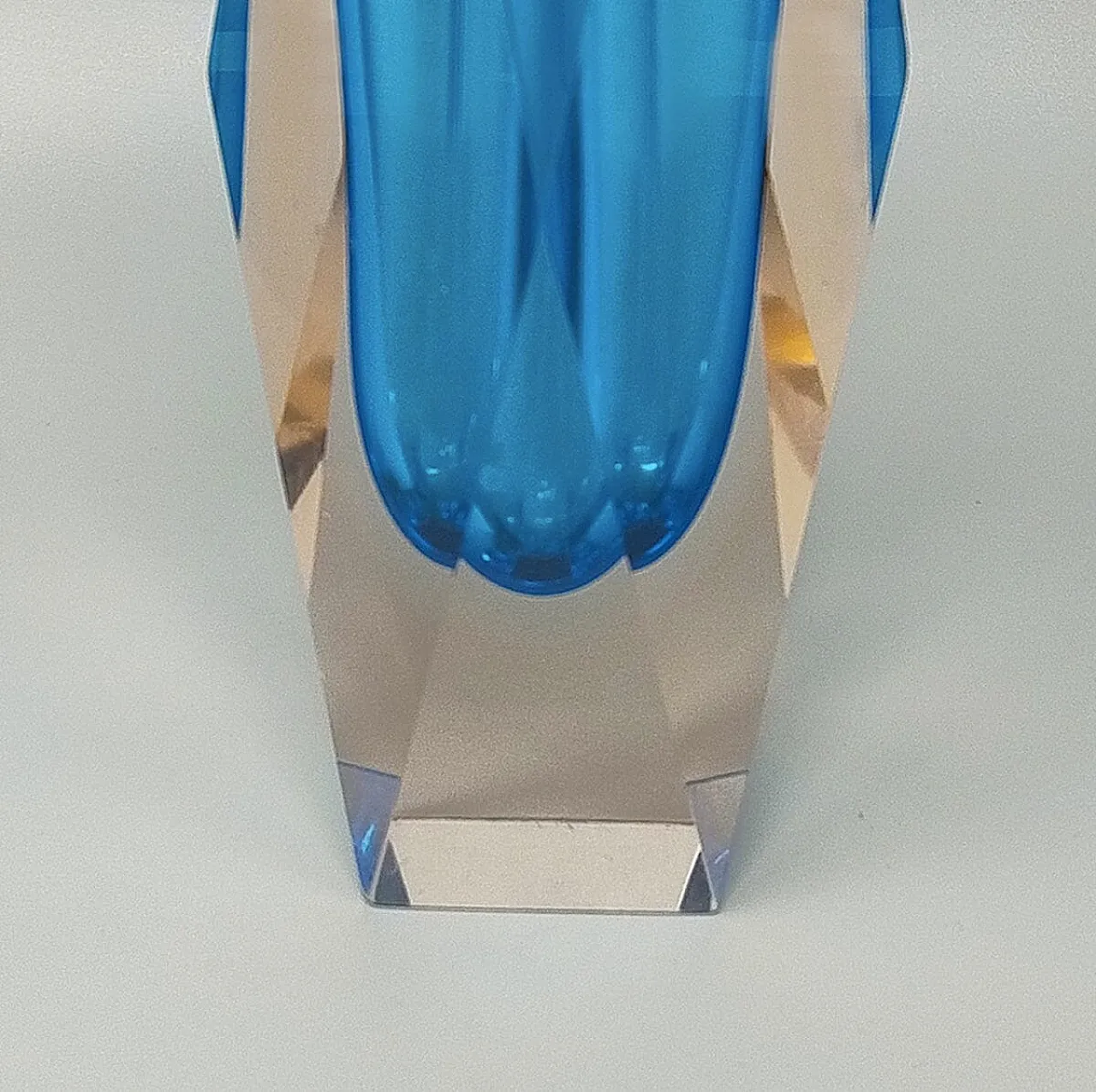 Flavio Poli for Seguso Murano glass vase, 1960s 5