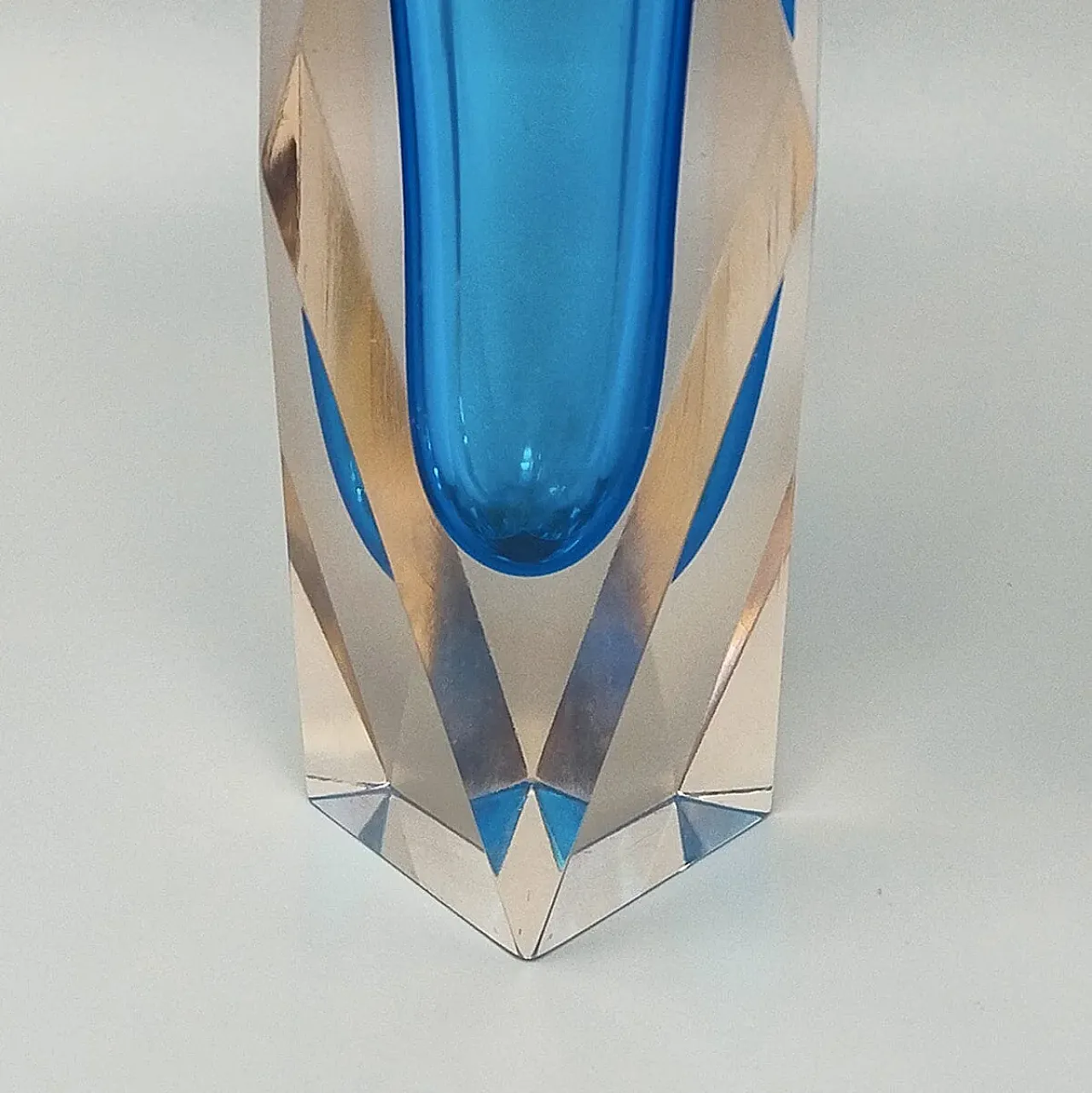 Flavio Poli for Seguso Murano glass vase, 1960s 7