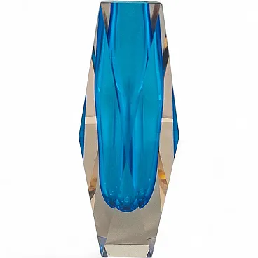 Flavio Poli for Seguso Murano glass vase, 1960s