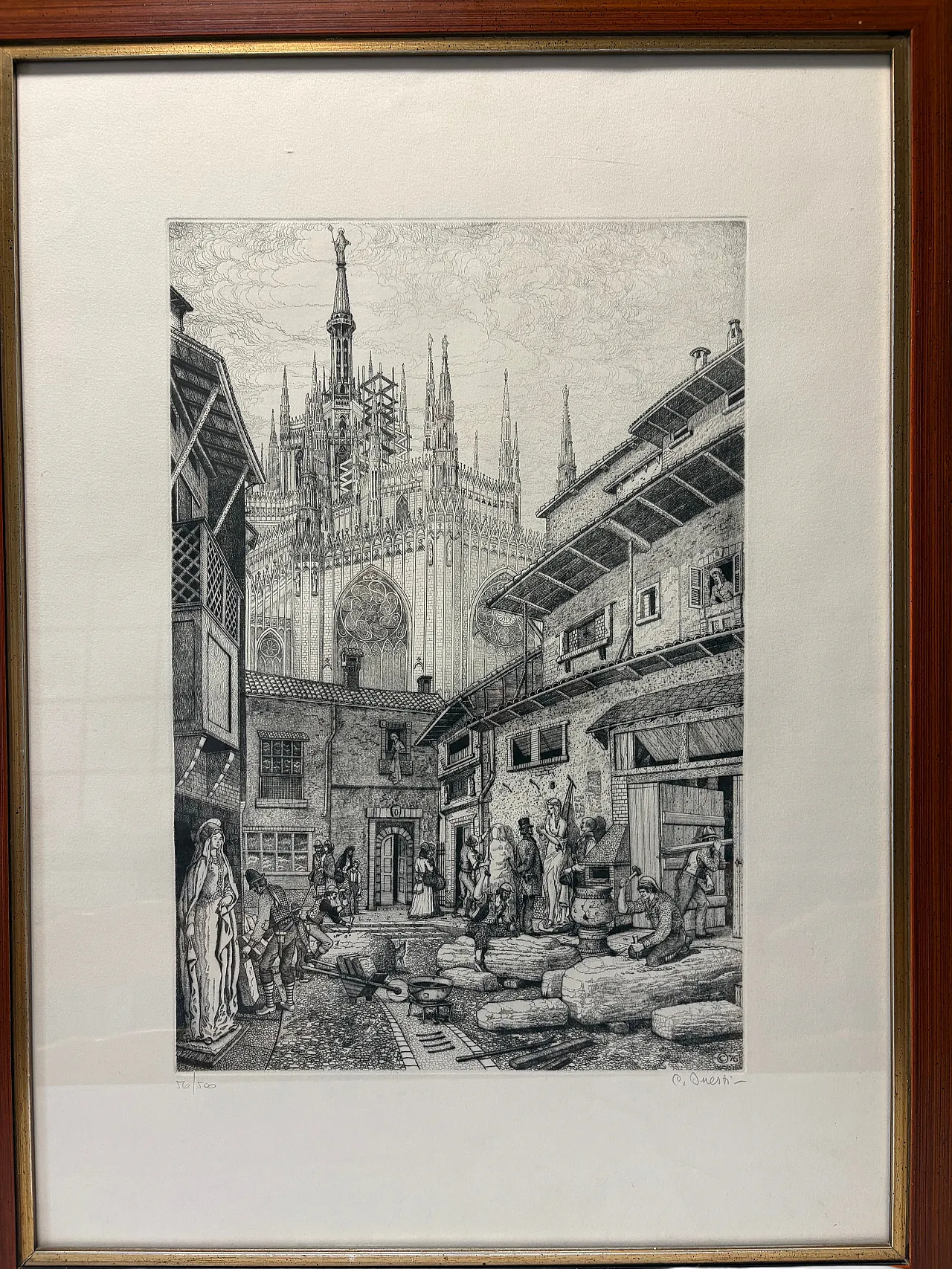 Quadro opera di Clario Onesti, anni '70 5