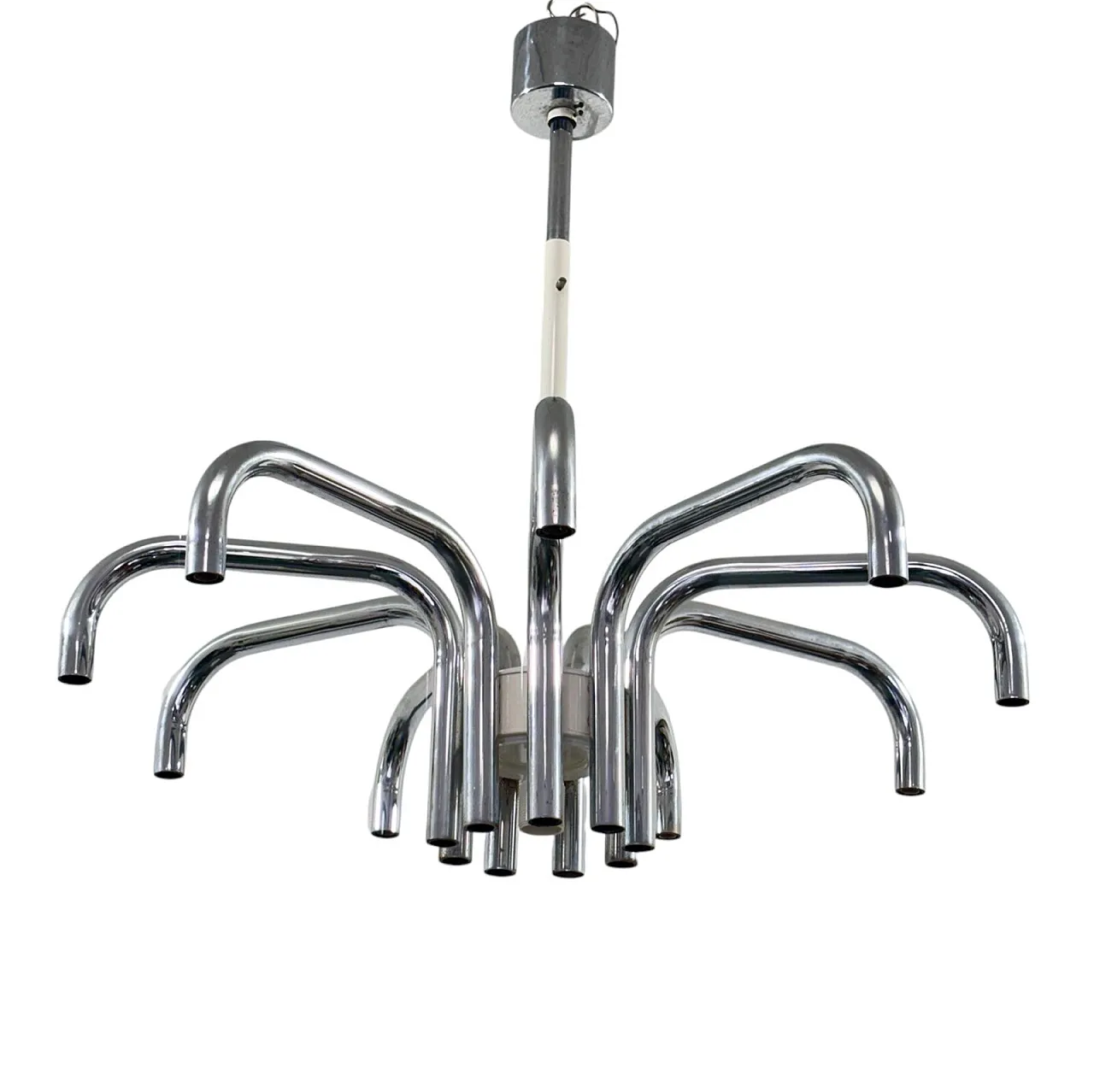 19-Light Chandelier by Angelo Brotto for Esperia, 70s 1