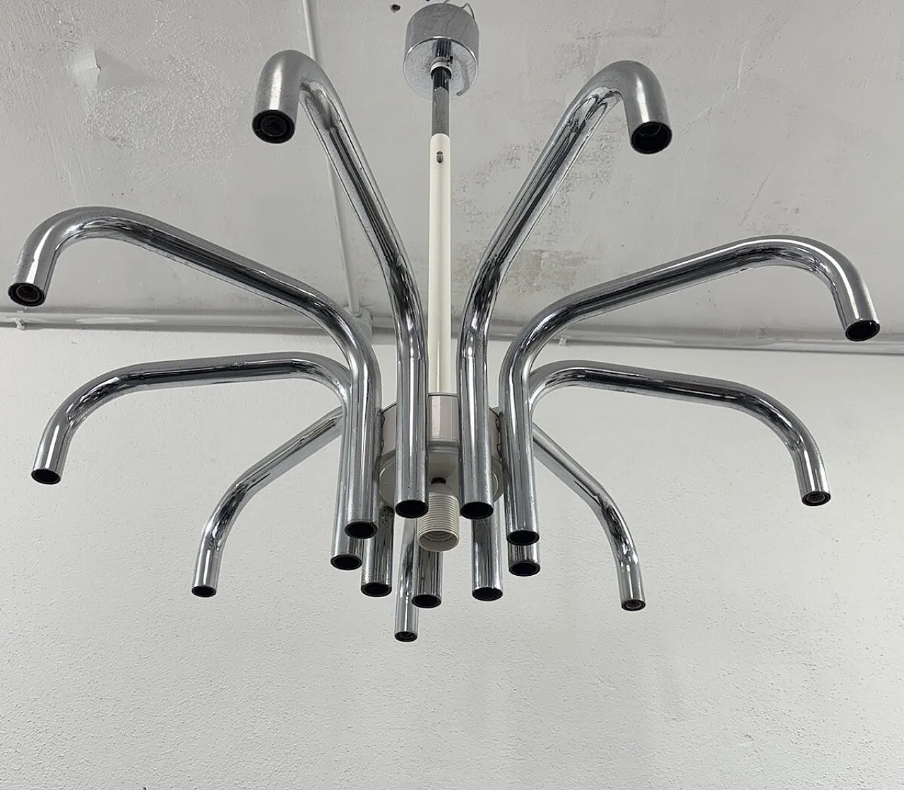 19-Light Chandelier by Angelo Brotto for Esperia, 70s 6