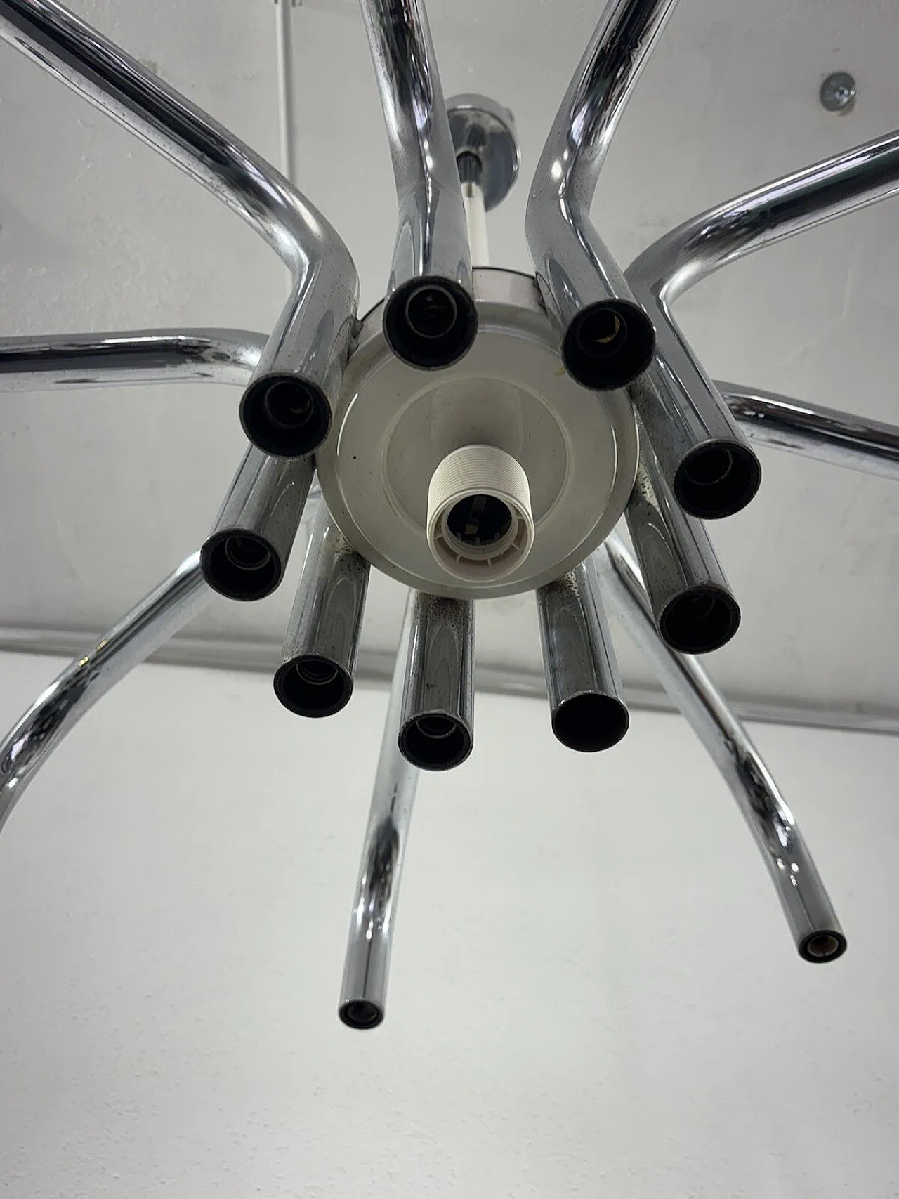 19-Light Chandelier by Angelo Brotto for Esperia, 70s 8