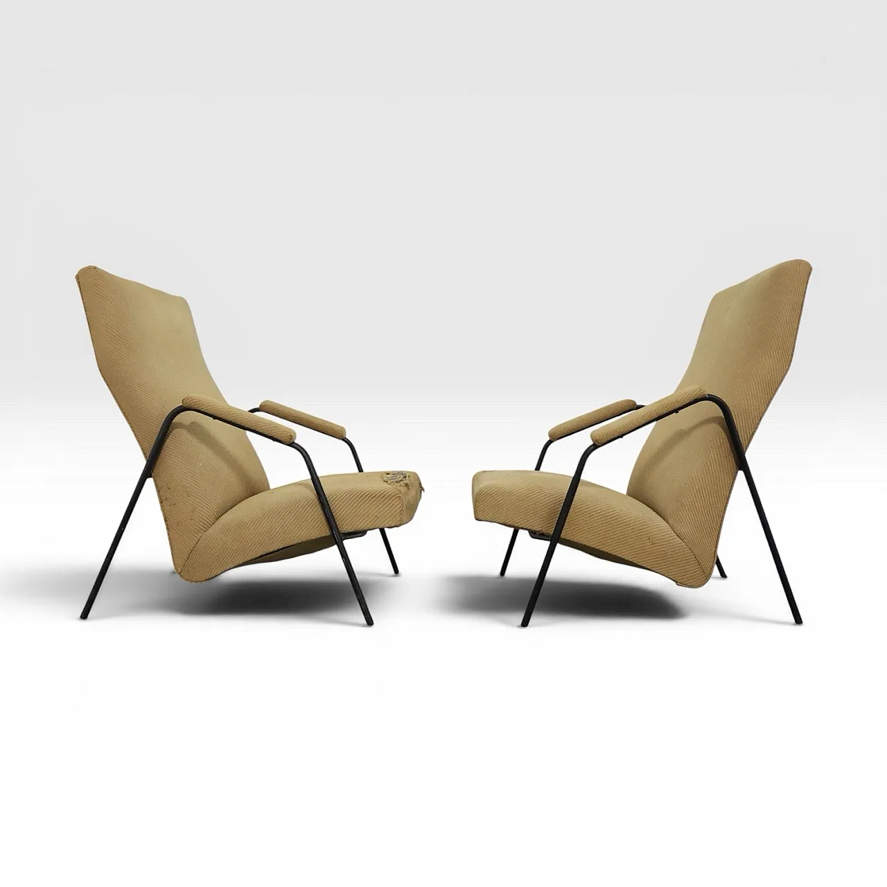 Pair of Armchairs by Alf Svensson, 1950s 1