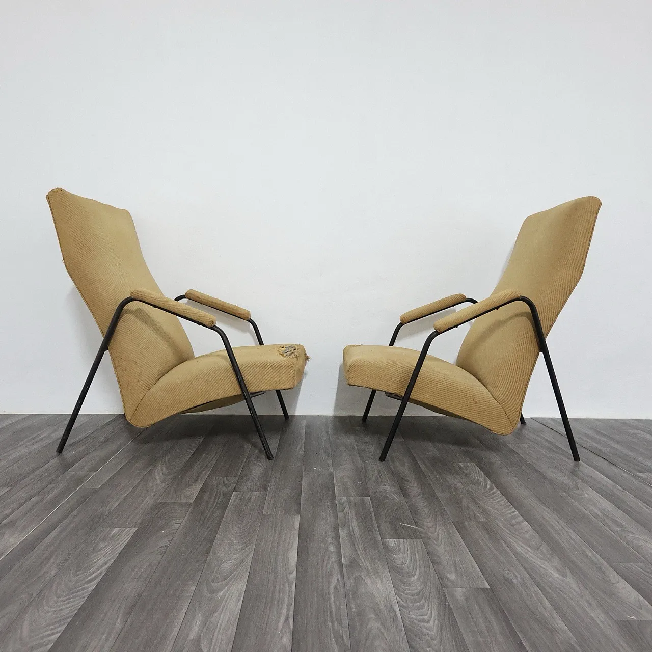 Pair of Armchairs by Alf Svensson, 1950s 3