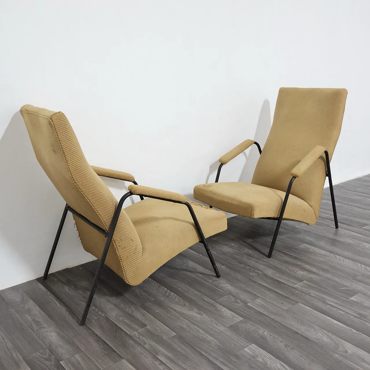 Pair of Armchairs by Alf Svensson, 1950s 4