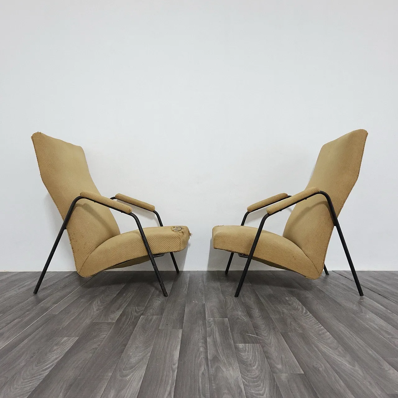 Pair of Armchairs by Alf Svensson, 1950s 5