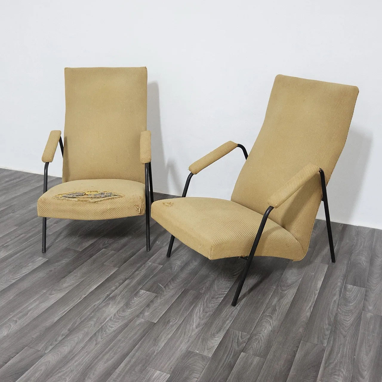 Pair of Armchairs by Alf Svensson, 1950s 7