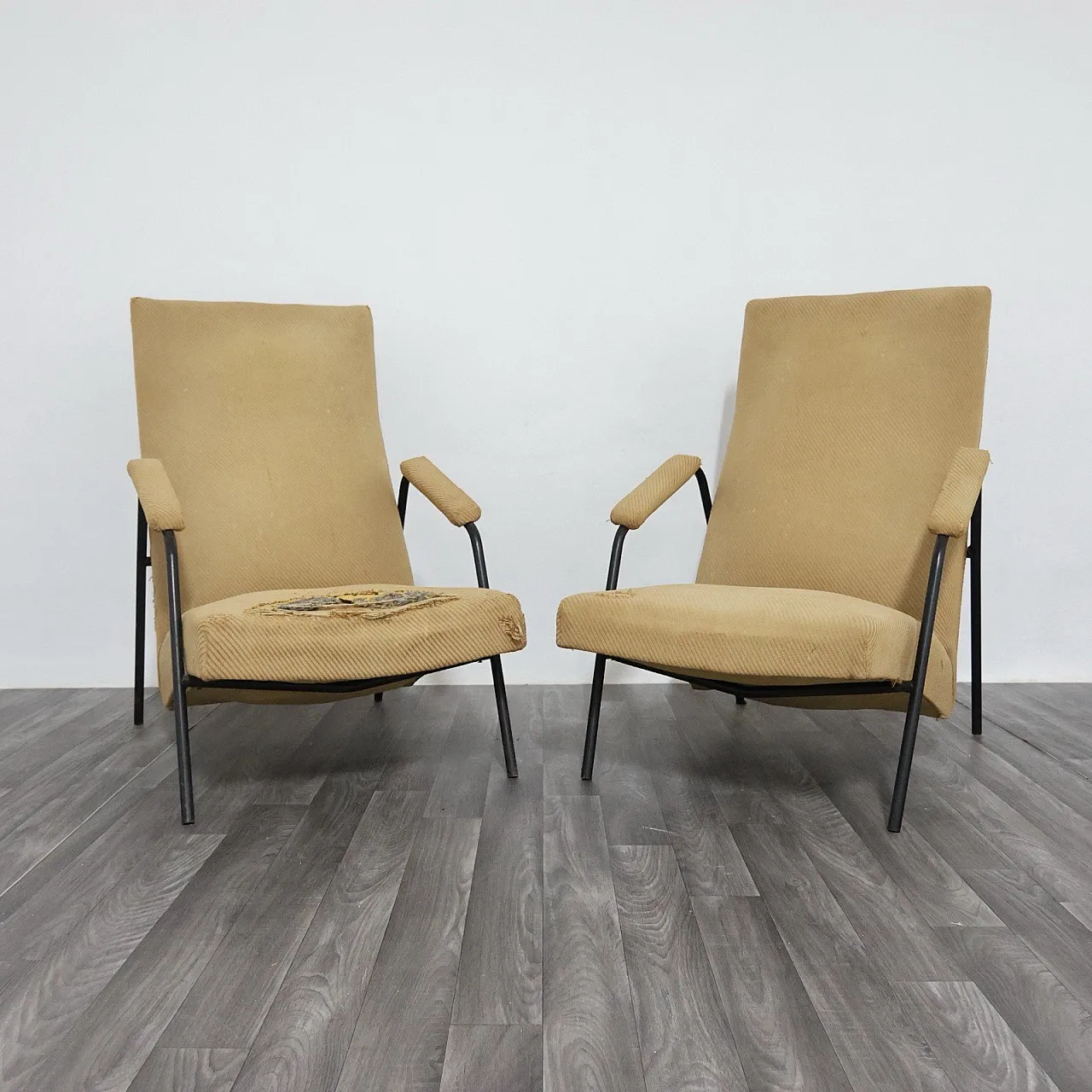 Pair of Armchairs by Alf Svensson, 1950s 8